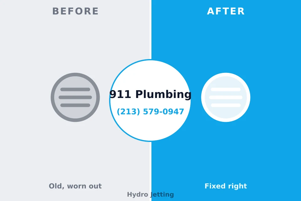 Before and after: plumbing repair New Prague, MN